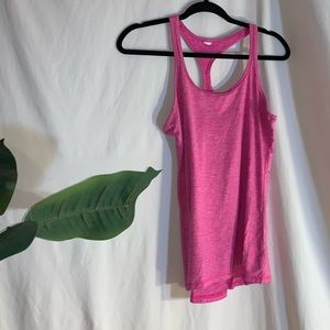Hot Pink Athletic Tank Top